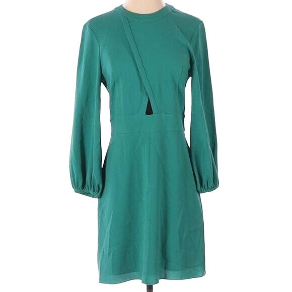 Tibi Savana Crepe Shift Dress‎ Size 4 New with Tags - Picture 5 of 6